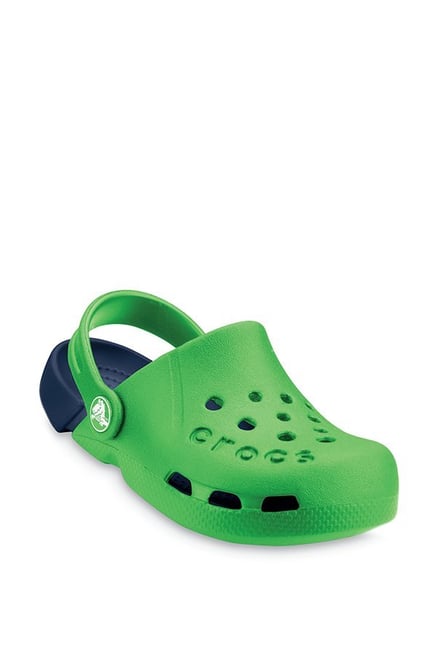 lime green clogs