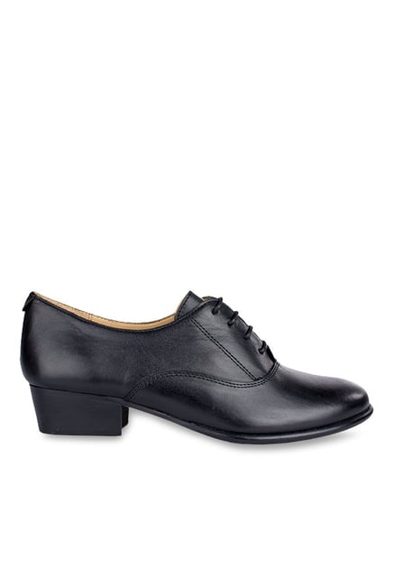 Buy Hidesign Amal Black Oxford Shoes 