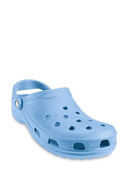 sky blue crocs