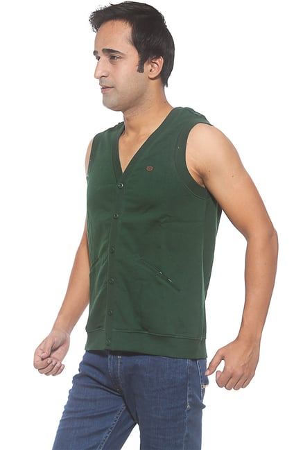 spykar sleeveless jacket