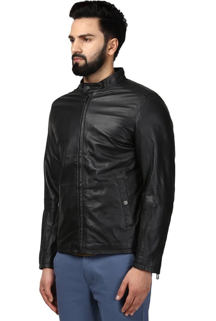Buy Raymond Black Band Collar Leather 