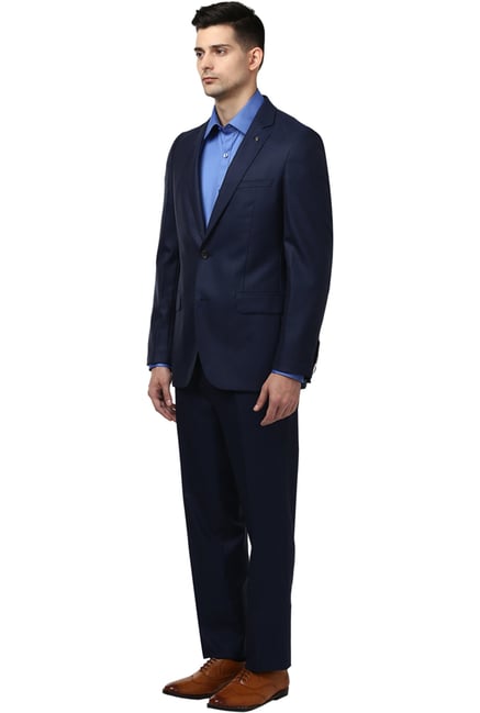 Buy Raymond Blue Regular Fit Wool Blazer for Men Online @ Tata CLiQ