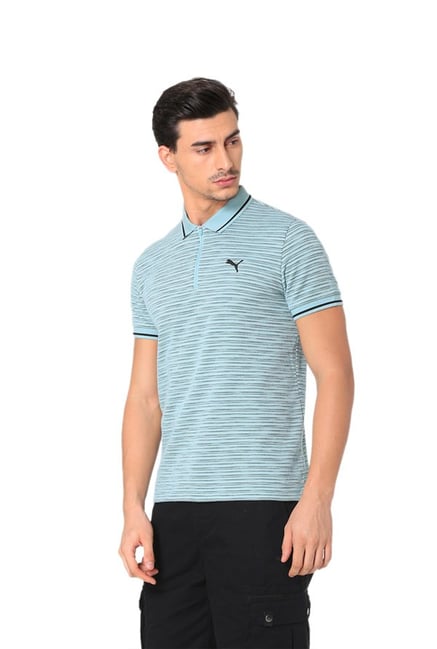 puma blue polo t shirt