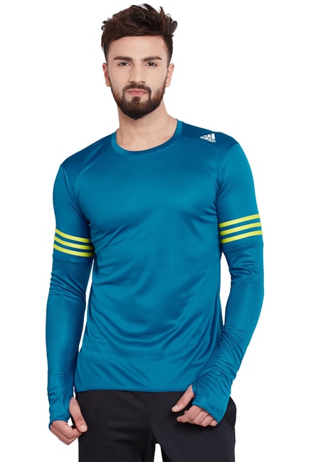 Buy Adidas Turquoise Regular Fit Full 