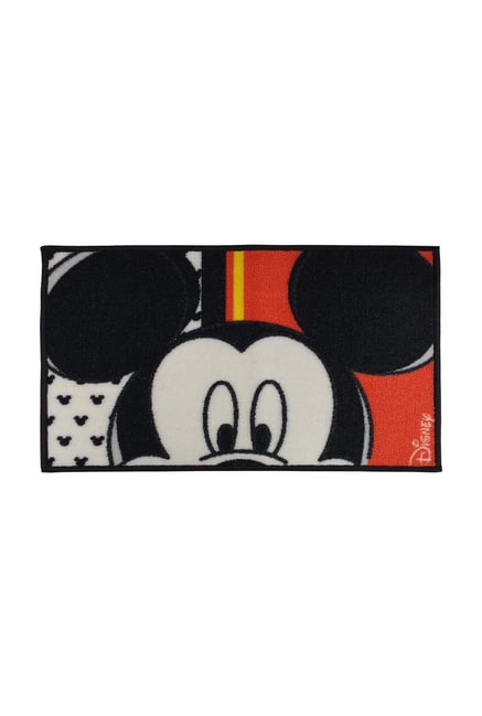 Buy Spaces Disney Micky Red White Cotton Wool Bath Mat Online At