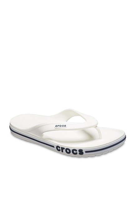 Buy Crocs Bayaband White Flip Flops for 