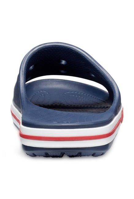 crocs bayaband navy flip flops