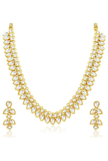 kundan gold necklace price
