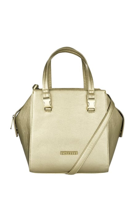 caprese golden handbag