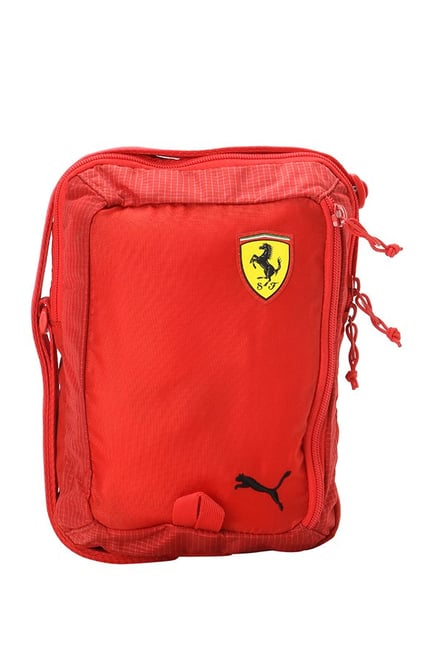 puma red sling bag