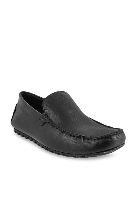 Mochi Men Black Casual Loafers