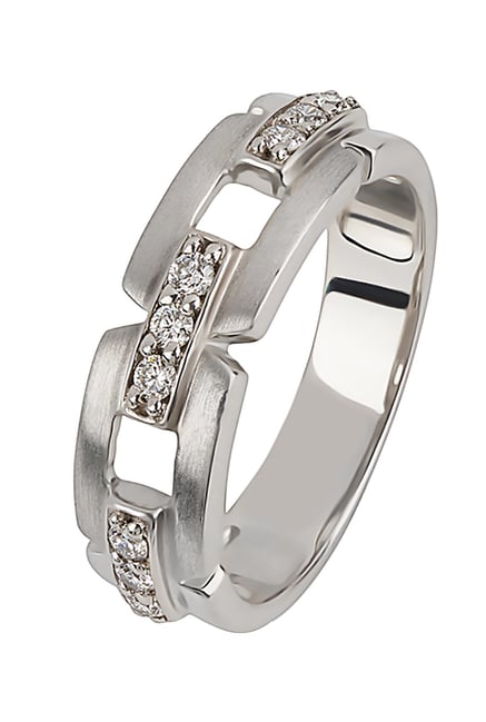 ORRA Wiry 950 Platinum & 0.19 ct Diamond Ring