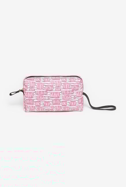 Westside Pink Bubbles Cosmetics Pouch
