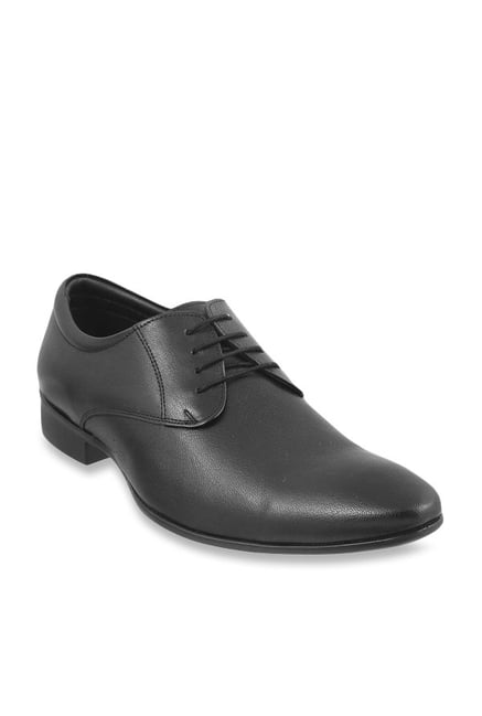 Metro Men's Black Derby Shoes