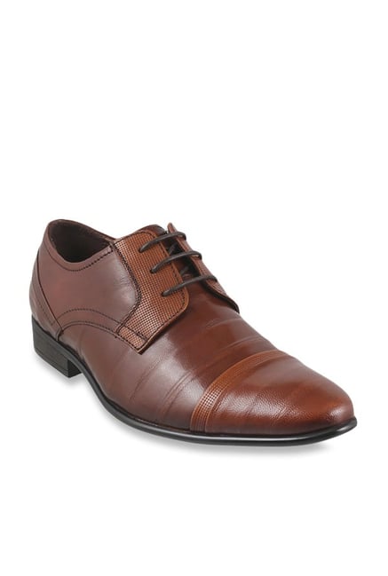 Buy Mochi Tan Derby Shoes for Men at Best Price Tata CLiQ