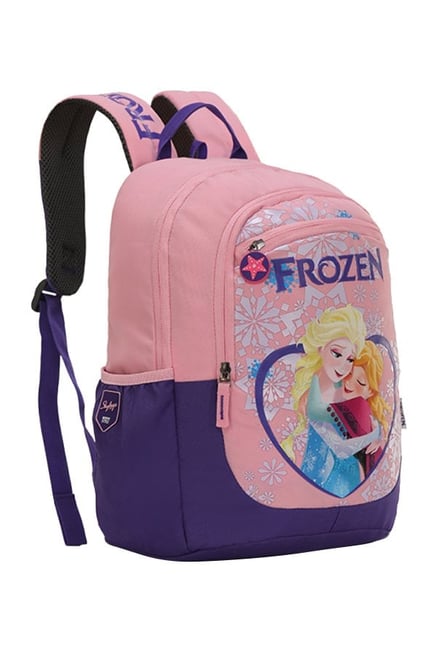 Buy Skybags SB Frozen Champ 02 Pink Purple Printed Backpack