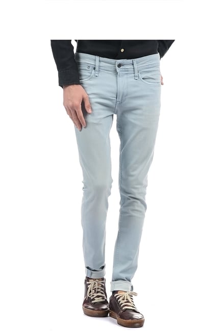 Pepe Jeans Light Blue Slim Fit Mid Rise Jeans