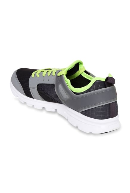 black and grey reebok shoes