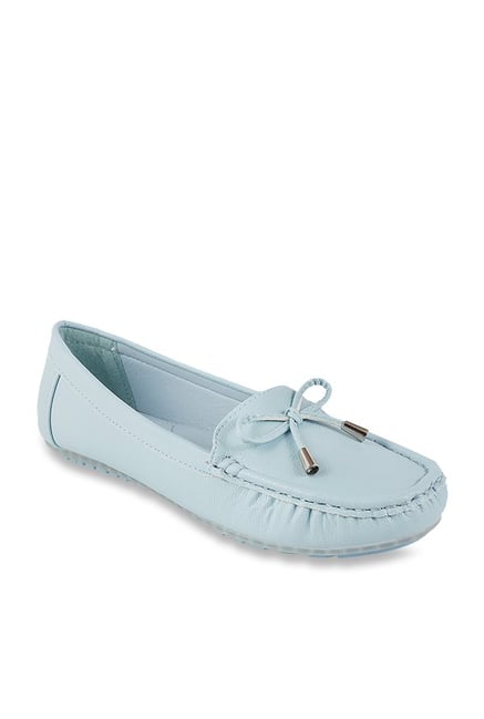 Metro Blue Loafers For Women Buy Metro Women Blue Slip On Casual