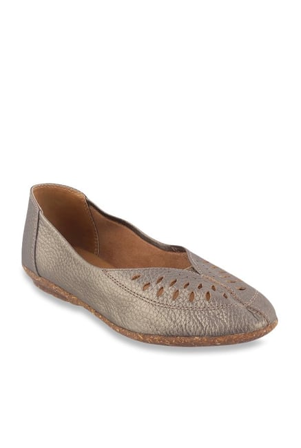 Metro Women's Bronze Flat Ballets