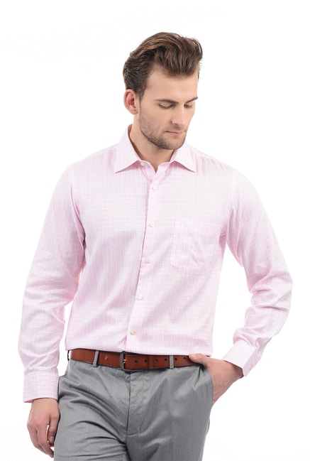 The Groom In A Pink Shirt And Grey Trousers Stock Photo Picture And  Royalty Free Image Image 143395110