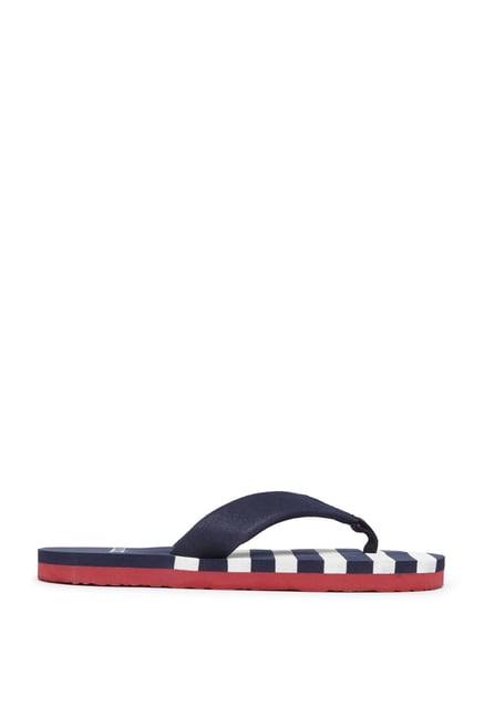 Buy Zudio Navy Striped Top Flip-flops 