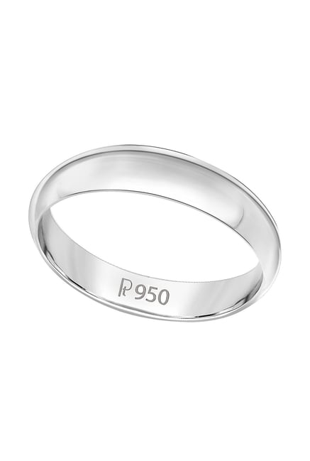 Joyalukkas Joyalukkas unisex Platinum Plain Ring 18kt PT950 Platinum ring  Price in India - Buy Joyalukkas Joyalukkas unisex Platinum Plain Ring 18kt  PT950 Platinum ring online at Flipkart.com