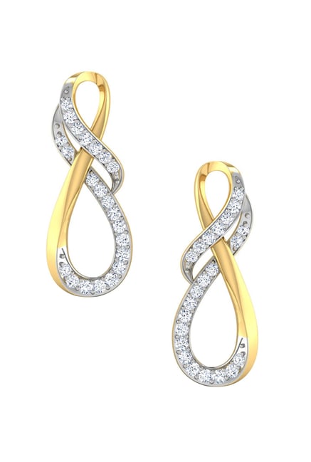 caratlane diamond earrings
