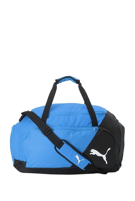 Puma Liga Azure Blue Black Color Block Polyester Gym Bag