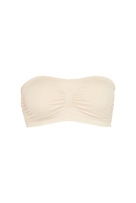 Buy Wunderlove by Westside Beige Seam-Free Bandeau Bra for Women Online ...