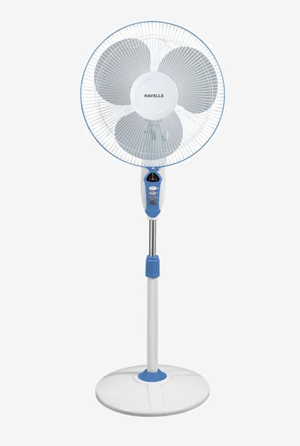 Buy Havells Sprint Led 400 Mm 3 Blades Pedestal Fan Blue