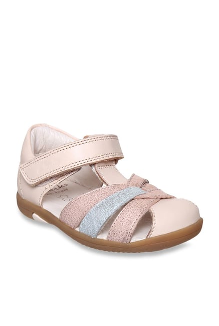 clarks sandals kids gold