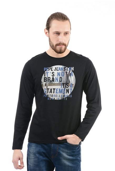 pepe jeans black t shirt