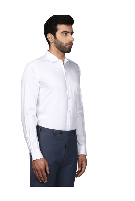 Raymond white shirt discount