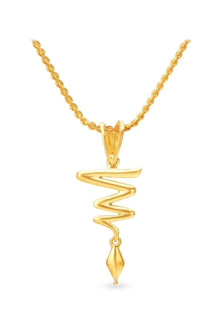 Tanishq Zig Zag 22kt Gold Pendant From At Best S On Tata Cliq - 22kt Gold Pendant Tanishq Zig Zag 22kt Gold Pendant From At Best S On Tata Cliq - 22kt Gold Pendant