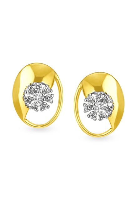 Natural Diamond Stud Earrings (SI1-SI2, G-H Color)