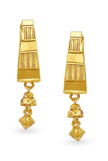 Tanishq 22k Gold Earrings Online At Best Price Tata Cliq Tanishq 22k Gold Earrings