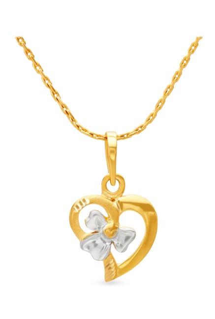 tanishq diamond heart pendant