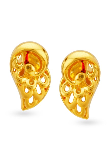 Tanishq Pea 22k Gold Earrings Online At Best Price Tanishq Pea 22k Gold Earrings Online At Best Price