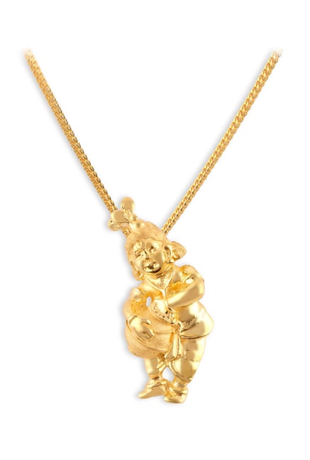 krishna ji gold locket