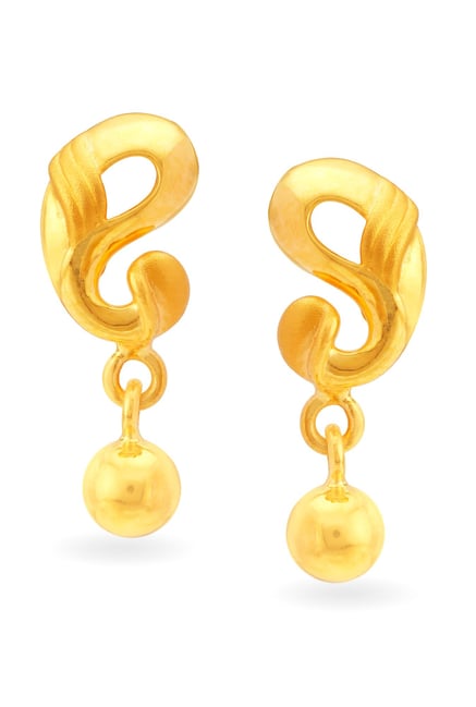 Tanishq 22k deals gold earrings