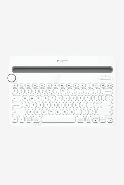 Logitech K480 Multi Device Bluetooth Keyboard (White)