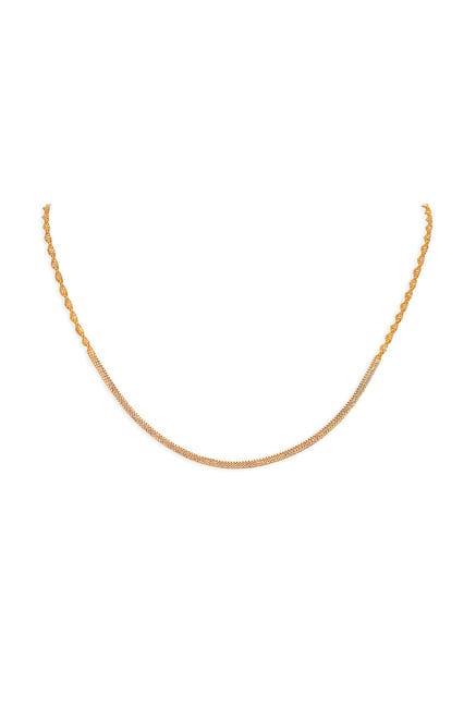 Tanishq gold chain for on sale female