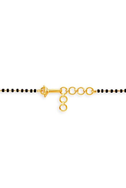 Buy Tanishq Swarnam 18kt Gold & Diamond Mangalsutra Online At Best ...