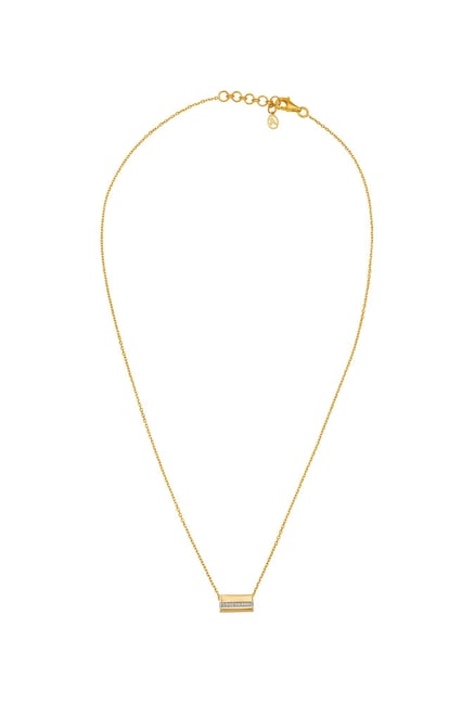 Buy Mia by Tanishq 14 kt Gold & Diamond Pendant with Chain Set Online ...