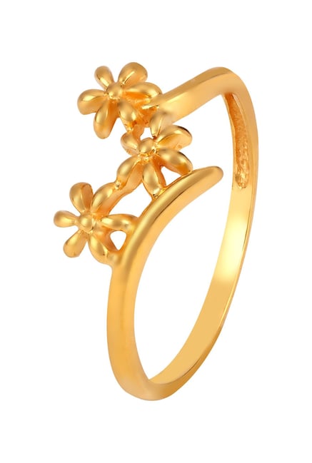 Buy Tanishq Floral 22 kt Gold Ring Online at Best Prices | Tata CLiQ