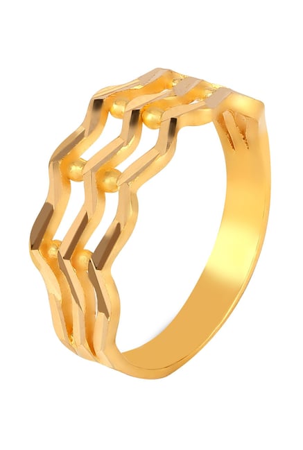 Tanishq Zigzag 22 kt Gold Ring
