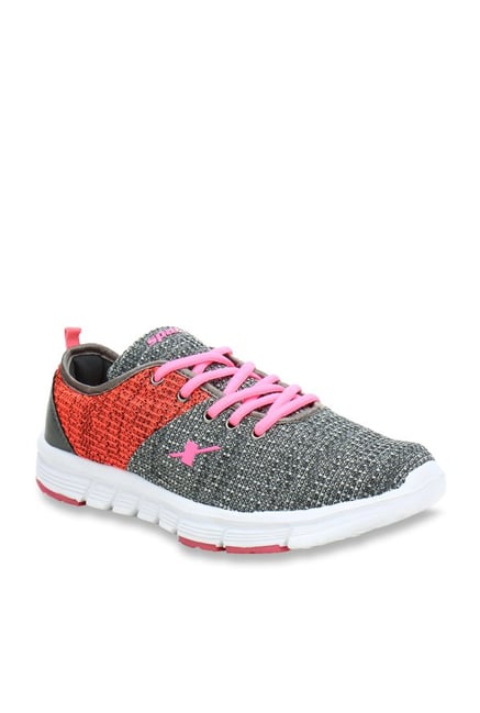 sparx grey running shoes