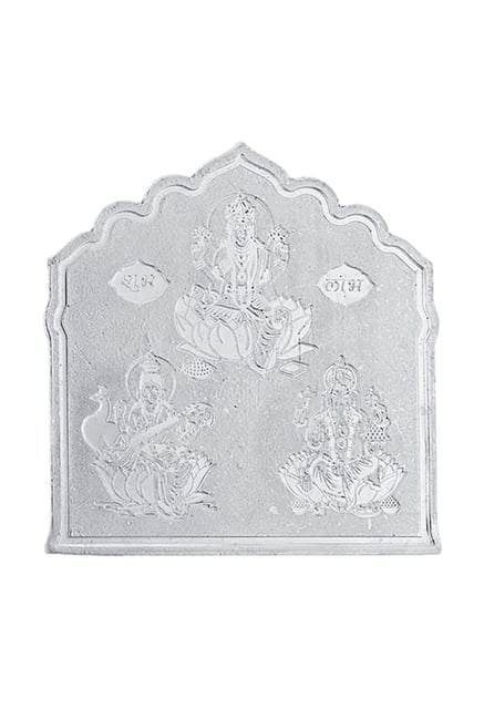 Sri Jagdamba Pearls Gsl Temple 999 Silver 10gm Silver Coin