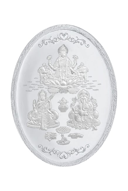 Sri Jagdamba Pearls GSI Oval 999 Silver 50gm Silver Coin